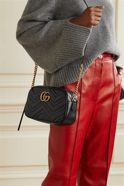 gucci marmont small tote|Gucci Marmont suede bag.